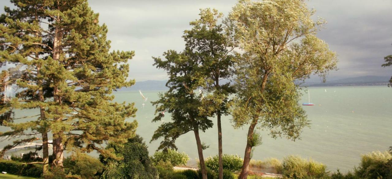 Loft am See mit privatem Badestrand/Klimaanlage Immenstaad am Bodensee Buitenkant foto